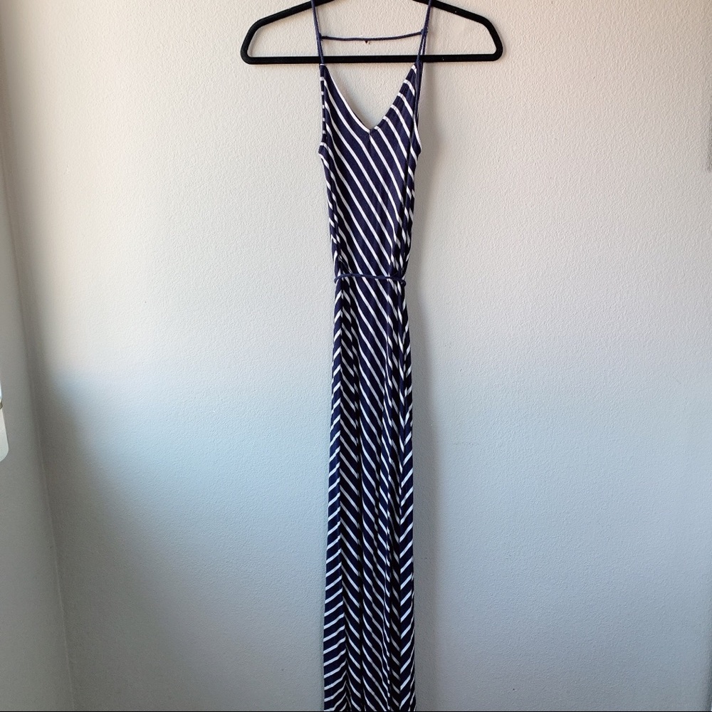 Cynthia Rowley Blue & White Maxi Dress